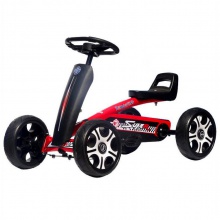 儿童卡丁车四轮脚踏男女宝宝小孩可坐2-3-4-5-6岁三轮自行玩具车
