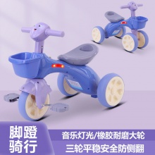 童车脚踏车1-5岁溜溜车灯光音乐男女宝宝幼儿滑行童车儿童三轮车