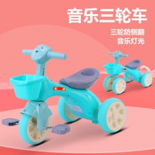 童车脚踏车1-5岁溜溜车灯光音乐男女宝宝幼儿滑行童车儿童三轮车