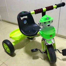 新款脚踏车1-3-6岁宝宝手推车汪汪队带音乐灯光自行车儿童三轮车