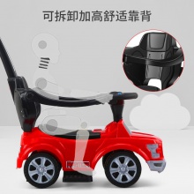 新款四合一扭扭车推把护栏滑行车童车音乐款宝宝玩具车儿童仿真车