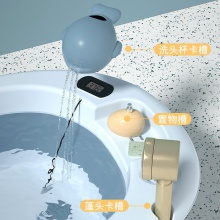 家用大号可折叠感温婴儿洗澡盆宝宝浴室浴桶泡澡桶可坐躺儿童浴盆