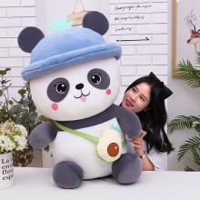 胖嘟嘟熊猫公仔新品动物系列卡通玩偶大号剪刀机布娃娃现货