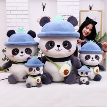 胖嘟嘟熊猫公仔新品动物系列卡通玩偶大号剪刀机布娃娃现货
