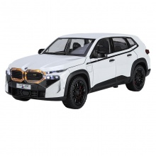 合金车模1:24宝玛XM越野车带声光回力玩具车音乐模型摆件藏品