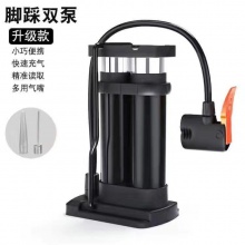 脚踩打气筒家用通用新型高压充气泵电动电瓶篮球 便携气管