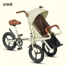 新品亲子母婴车反向装带娃神器遛娃代步三轮车接送孩子上学代步车