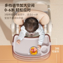 多种功能儿童餐椅可折叠宝宝餐桌便携可调节幼儿座餐椅折叠款