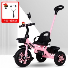 儿童三轮车1-3-2-6岁大号宝宝遛娃婴儿脚踏自行车手推车推把三轮车