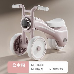 2025新款儿童三轮车脚踏车新款童车男女宝宝自行车滑行音乐玩具车