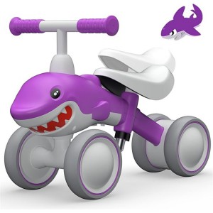 恐龙滑行车儿童平衡车1一3岁宝宝滑行车四轮无脚踏滑步车滑滑车溜溜车