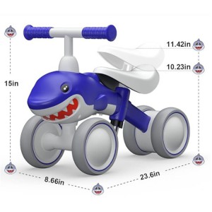 恐龙滑行车儿童平衡车1一3岁宝宝滑行车四轮无脚踏滑步车滑滑车溜溜车