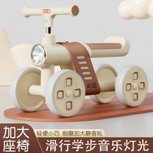 新品儿童婴儿学步车平衡车宝宝滑行溜溜车婴幼儿宝宝学步车无脚踏