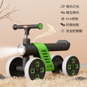 新品儿童婴儿学步车平衡车宝宝滑行溜溜车婴幼儿宝宝学步车无脚踏