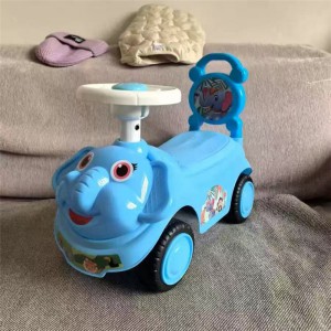 New children&#039;s scooter, 1-3 year old baby walker, four-wheel scooter, toy yo-yo