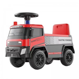 2025新款儿童消防车汽车玩具男孩可坐滑行车滑行儿童环卫车玩具