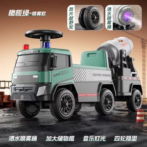 2025新款儿童消防车汽车玩具男孩可坐滑行车滑行儿童环卫车玩具