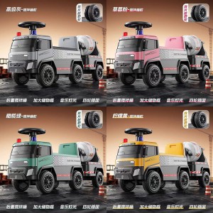 2025新款儿童消防车汽车玩具男孩可坐滑行车滑行儿童环卫车玩具