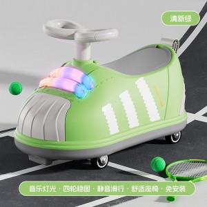 儿童滑行车1-6岁仿真溜溜车音乐灯光防侧翻男女宝宝花生车扭扭车