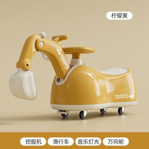 Kids Peanut Scooter Scooter for Boys and Girls, 1 to 3 Years Old, Anti-Side-Refurbished, New Style, Niu Niu Car, Kids Music