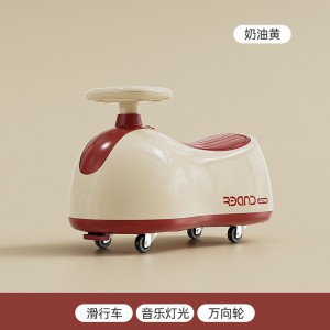 Kids Peanut Scooter Scooter for Boys and Girls, 1 to 3 Years Old, Anti-Side-Refurbished, New Style, Niu Niu Car, Kids Music