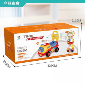 儿童扭扭车1-3岁宝宝滑行车带音乐男女四轮可坐玩具滑行车溜溜车