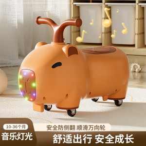 儿童平衡车滑行车1-3岁宝宝滑行学步车溜溜车无脚踏四轮滑行车
