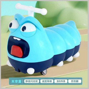儿童花生溜溜车男女宝宝可坐灯光音乐静音万向轮扭扭车