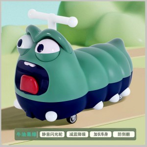 儿童花生溜溜车男女宝宝可坐灯光音乐静音万向轮扭扭车