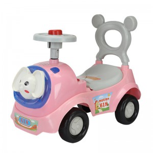 新款带音乐灯光四轮平衡车儿童可坐扭扭车宝宝防侧翻滑行车