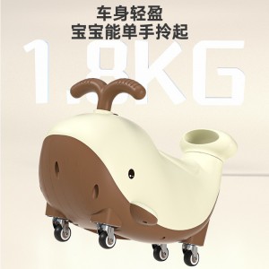 海豚花生车儿童滑行车扭扭车婴儿宝宝学步车防侧翻周岁礼物