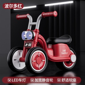 新款1-3岁宝宝滑行车溜溜车玩具车带灯光音乐哈雷小摩托