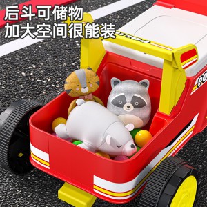 1-3岁儿童滑行车赛车溜溜车玩具车四轮玩具车可坐人带灯光音乐