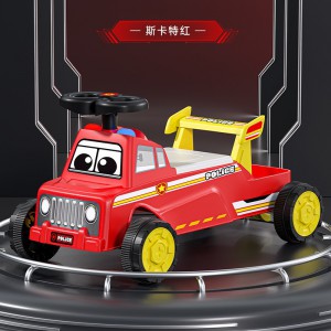 1-3岁儿童滑行车赛车溜溜车玩具车四轮玩具车可坐人带灯光音乐