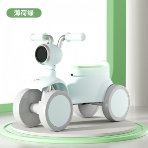 高档新款儿童滑行车四轮平衡车1-3岁男女宝宝滑步车溜溜车带灯光