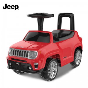Jeep anti-fall music, no pedals, domestic outdoor three-in-one, red baby car, walker with music
