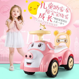 儿童扭扭车带音乐滑行溜溜车宝宝四轮学步助车1-3岁童车玩具