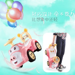 儿童扭扭车带音乐滑行溜溜车宝宝四轮学步助车1-3岁童车玩具
