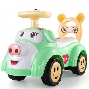 儿童扭扭车带音乐滑行溜溜车宝宝四轮学步助车1-3岁童车玩具