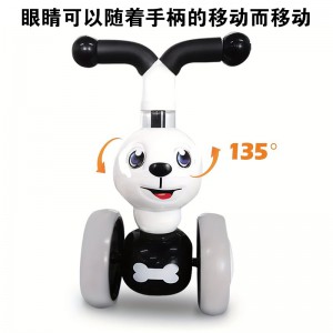斑点狗滑行车儿童平衡车无脚踏四轮婴儿学步车溜溜车卡通滑行车