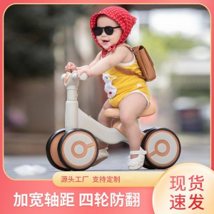 children&#039;s balance scooter, no pedals, 1-3 year old baby scooter, baby scooter, baby walker, roller scooter, four wheels