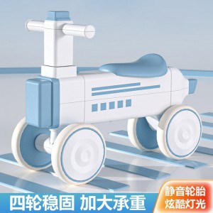 Children&#039;s scooter walker, male and female babies aged 1-3 can ride a slippery children&#039;s toy scooter, scooter