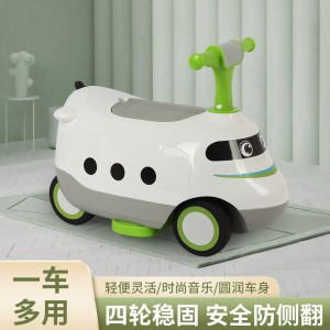 爆款儿童滑行车滑步防侧翻带音乐可坐可骑溜溜车定制汽车滑行车