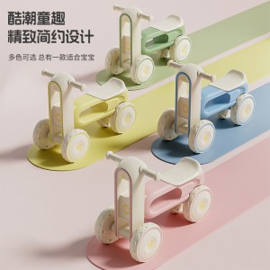 儿童平衡车1-3岁宝宝学步车无脚踏滑步车小孩四轮滑行溜溜玩具车