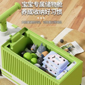 儿童滑行车音乐滑行车男女小孩1到6岁可坐人脚踏灯光溜溜车储物箱