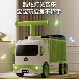 儿童滑行车音乐滑行车男女小孩1到6岁可坐人脚踏灯光溜溜车储物箱