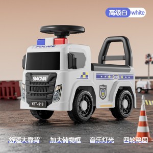 儿童扭扭车手推消防车男女1到3岁防侧翻可坐溜溜车汽车厂家