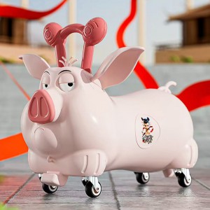儿童四轮滑行溜溜车1-3岁宝宝学步车小孩无脚踏飞天猪儿童平衡车