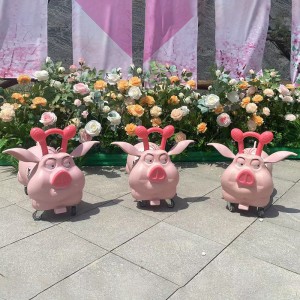 儿童四轮滑行溜溜车1-3岁宝宝学步车小孩无脚踏飞天猪儿童平衡车