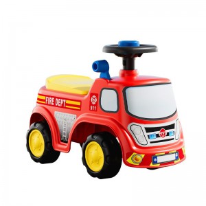 儿童扭扭车小孩消防车助步滑行车1-3岁四轮平衡车宝宝溜溜玩具车